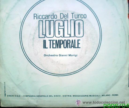 Discos de vinilo: RICCARDO DEL TURCO - Foto 2
